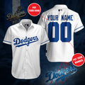 Los Angeles Dodgers Customizable Fan Hawaiian Shirt