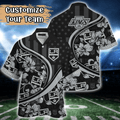 Los Angeles Kings NHL Us Flag Hawaiian Shirt Custom Summer Aloha Shirt