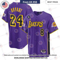 BEST Los Angeles Lakers Kobe Bryant Baseball Jerseys