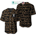 BEST Louis Vuittion Paris Black brown Baseball Jersey