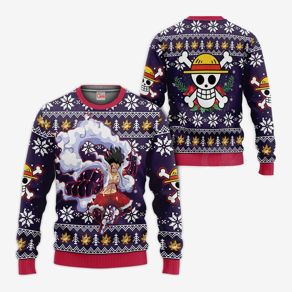 Luffy Gear 5 Ugly Christmas Sweater