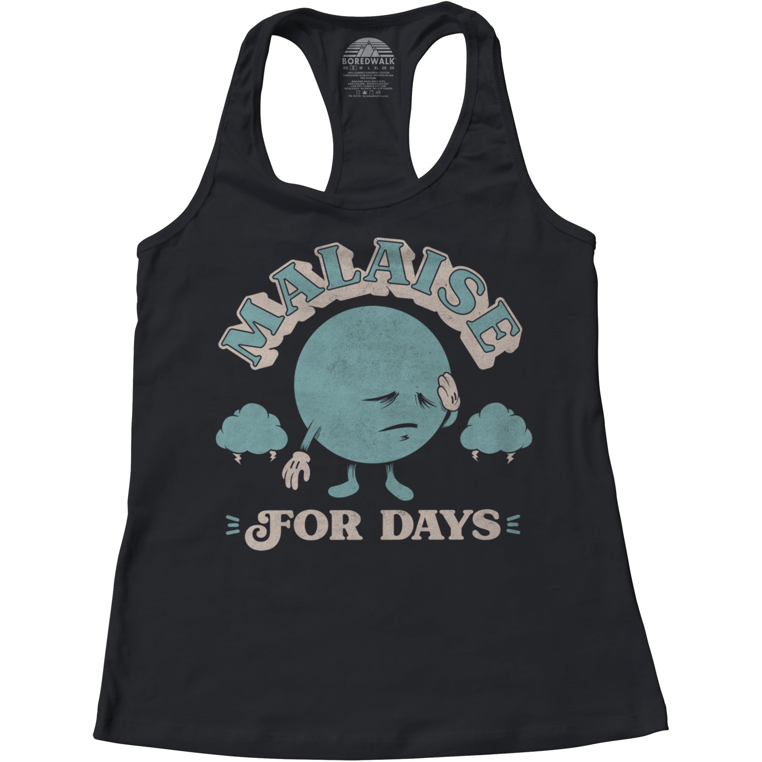 Women's Malaise For Days Racerback Tank Top