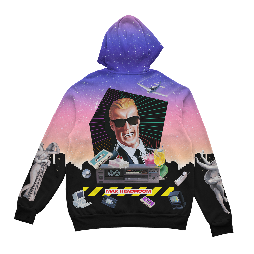 Max Headroom Zip Up Hoodie