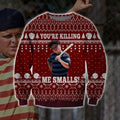 Me Smalls Knitting Pattern 3D Print Ugly Christmas Sweater