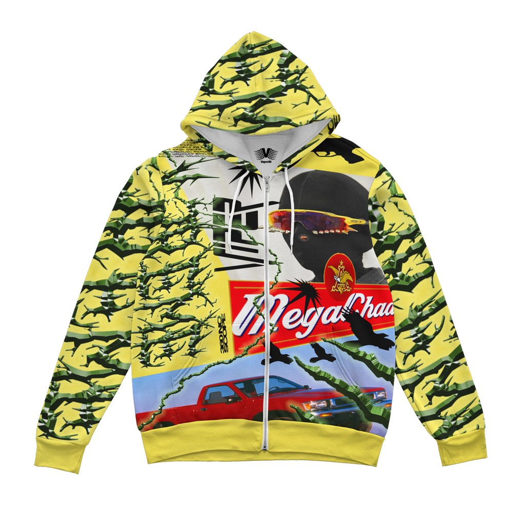 Mega Chad Zip Up Hoodie