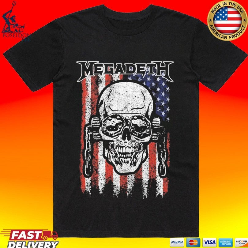 Megadeth Vic Flag T-shirt