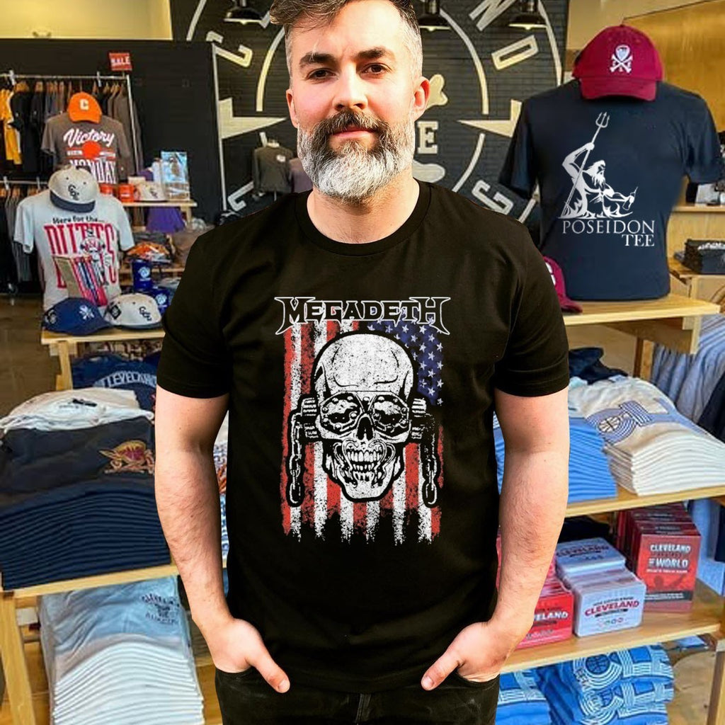 Megadeth Vic Flag T-shirt