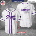 Melbourne Storm Custom Baseball Jersey