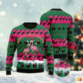 Merry Flockin’ Christmas Flamingo Ugly Christmas Sweater