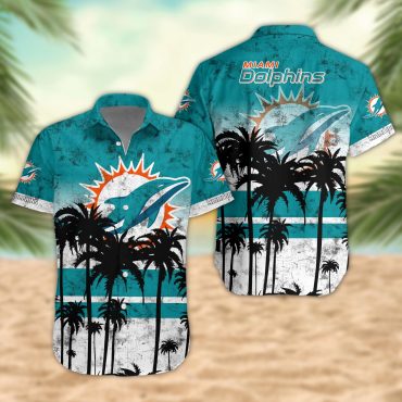 Miami Dolphins Desert Sunset Hawaiian Shirt