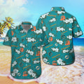 Miami Dolphins Short Sleeve Button Up Tropical Hawaiian Shirt VER05