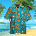 Miami Dolphins Short Sleeve Button Up Tropical Hawaiian Shirt VER06