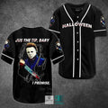 Michael Myers Jus the tip baby Horror Movie Baseball Jersey