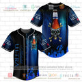 HOT Michelob ULTRA skull head Baseball Jersey Shirt