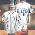 BEST Michelob Ultra white Baseball Jersey