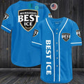 BEST Milwaukee's Best Ice blue Baseball Jersey