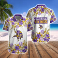 Minnesota Vikings Hawaiian Shirt Short Combo Set Tropical Style