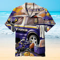 Minnesota Vikings Retro Design Hawaiian Shirt