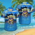 Minnesota Vikings Short Sleeve Button Up Tropical Hawaiian Shirt VER025