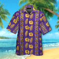 Minnesota Vikings Short Sleeve Button Up Tropical Hawaiian Shirt VER09