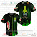 HOT Mountain Dew skull head Baseball Jersey Shirt