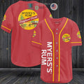 BEST Myers's Rum red Baseball Jersey