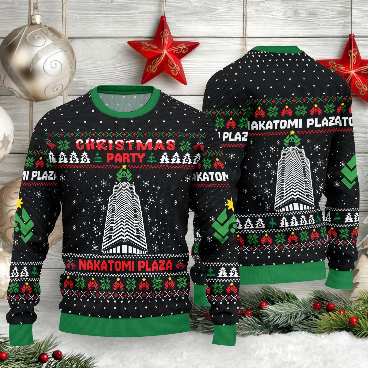 Nakatomi plaza Ugly Christmas Sweater