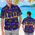 Name Personalized Baltimore Ravens Hawaiian Short Sleeve Shirt