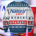 Natural Light Knitting Pattern 3D All Over Print Ugly Christmas Sweater