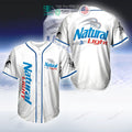 BEST Natural Light white Baseball Jersey