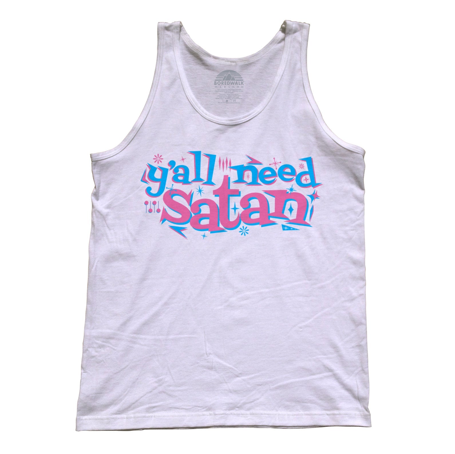 Unisex Y'all Need Satan Tank Top
