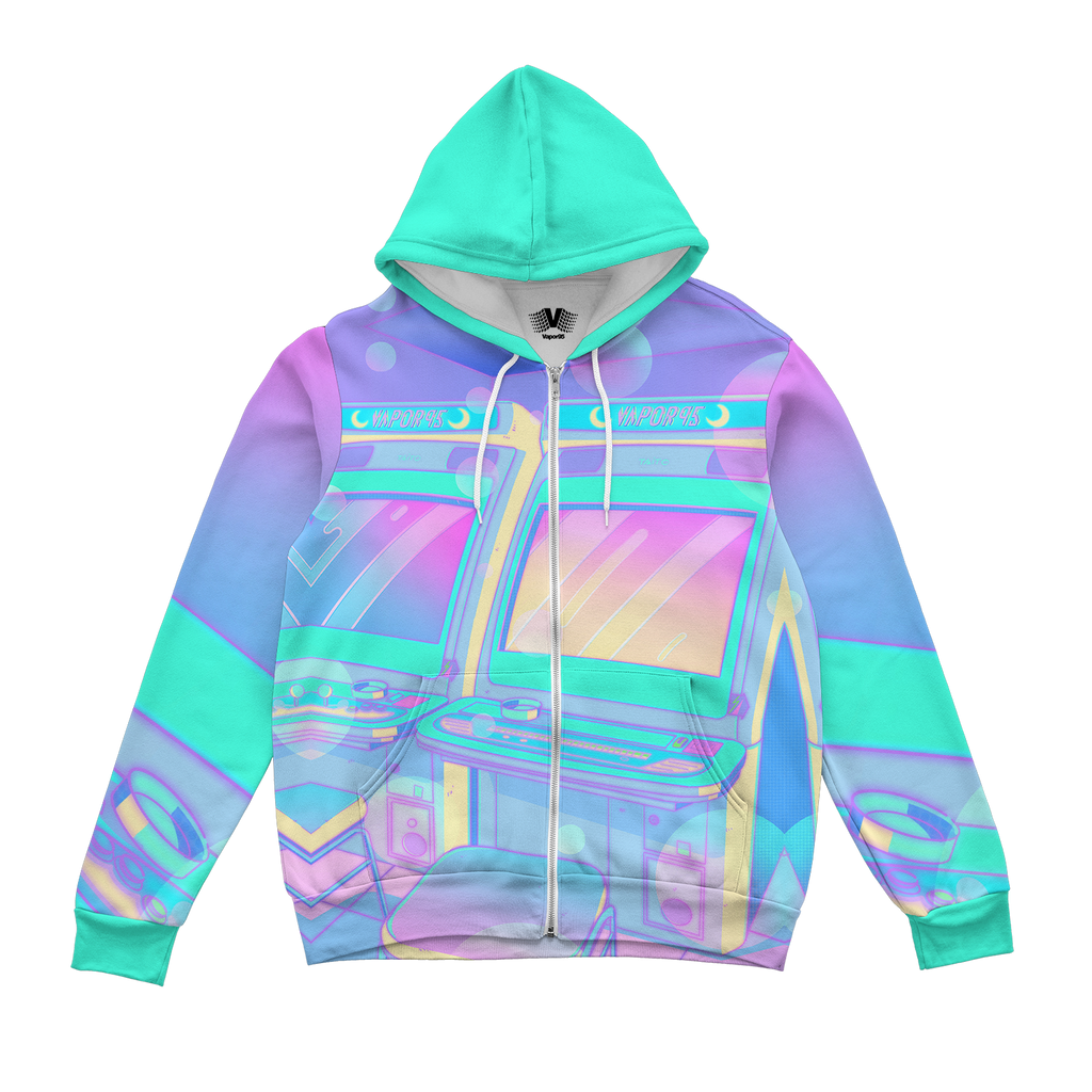 Neo Geo Mania Zip Up Hoodie