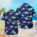 New York Giants Short Sleeve Button Up Tropical Hawaiian Shirt VER012