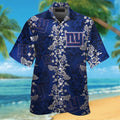 New York Giants Short Sleeve Button Up Tropical Hawaiian Shirt VER017