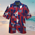New York Giants Short Sleeve Button Up Tropical Hawaiian Shirt VER021