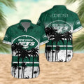New York Jets Desert Sunset Hawaiian Shirt