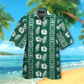 New York Jets Short Sleeve Button Up Tropical Hawaiian Shirt VER012