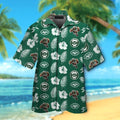 New York Jets Short Sleeve Button Up Tropical Hawaiian Shirt VER015