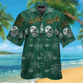 New York Jets Short Sleeve Button Up Tropical Hawaiian Shirt VER023