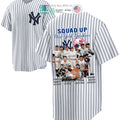 BEST New York Yankees Squad Up striped Baseball Jersey