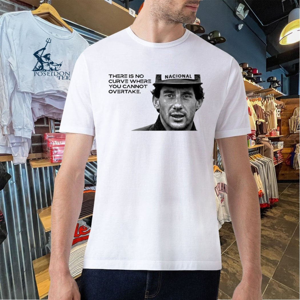 Neymar Ayrton Senna No Curve Where You Cannot Overtake T-shirt