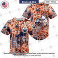 NHL Edmonton Oilers Design Baseball Jersey