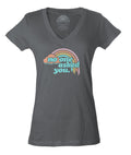 Women's No One Asked You Vneck T-Shirt