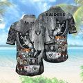 Oakland Raiders Team Design Hawaiian Shirt Edition