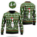 Oh Bowly Night Ugly Christmas Sweater With Christmas Patterns For Bowling And Sport Lovers Unique Gifts On Christmas Days