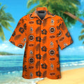 Oklahoma State Cowboys Short Sleeve Button Up Tropical Hawaiian Shirt VER01
