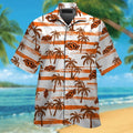 Oklahoma State Cowboys Short Sleeve Button Up Tropical Hawaiian Shirt VER022