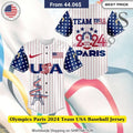 Olympics Paris 2024 Team USA Baseball Jersey