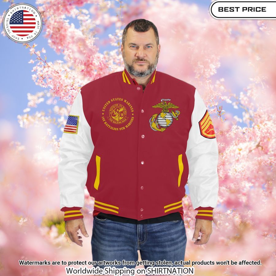 Once a Marine Always a Marine baseball Jacket