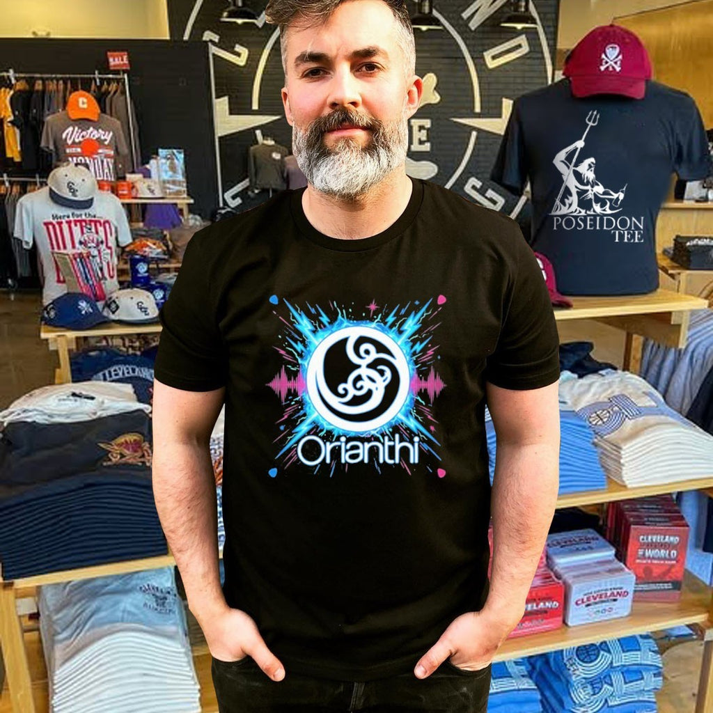 Orianthi Neon Bolt Logo T-shirt